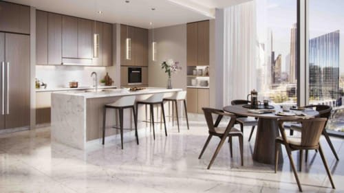 Downtown Dubai Penthouse kitchen renovation