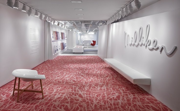 Luxury exhibition carpet flooring in Dubai for professional trade shows and ceremonies.