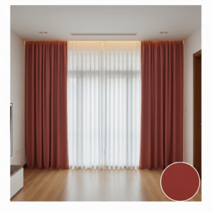 Crimson Silk Weave