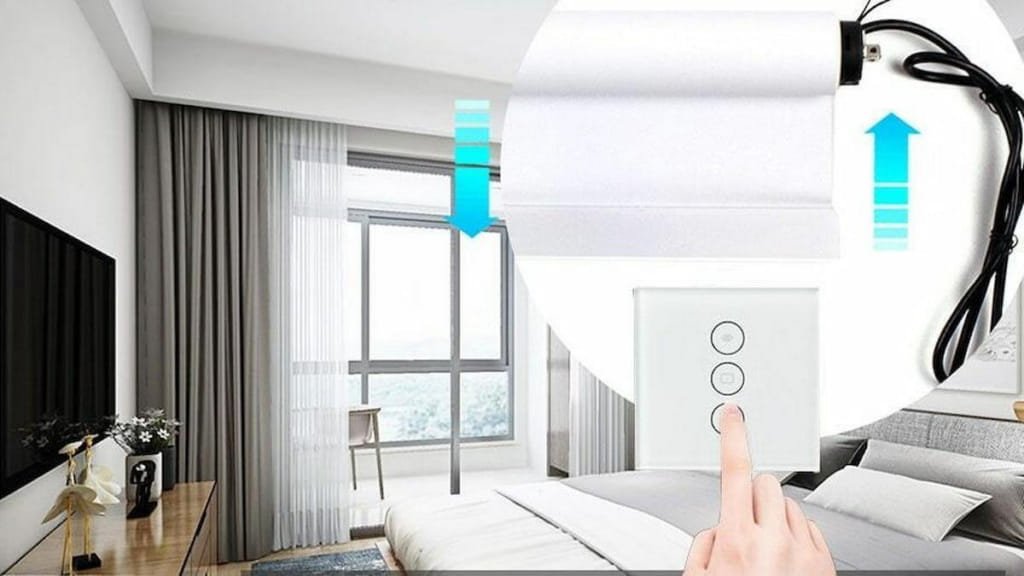 Wall-Mounted Switch Curtains