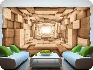 Breathtaking 3D Wallpaper Giving Added Wall Dimensions