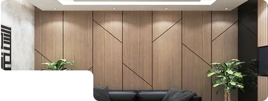 Bespoke Wooden Wallpaper For Real Wood Like Aesthetics