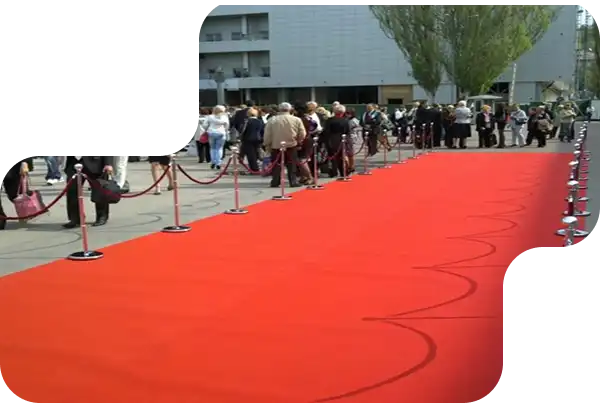 High-quality exhibition carpet in Dubai offering comfort and style for large events.