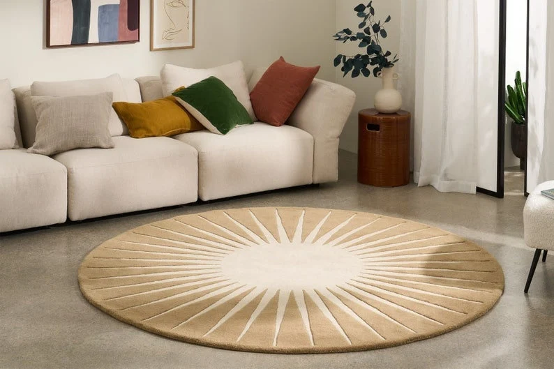 Wool Round Carpets