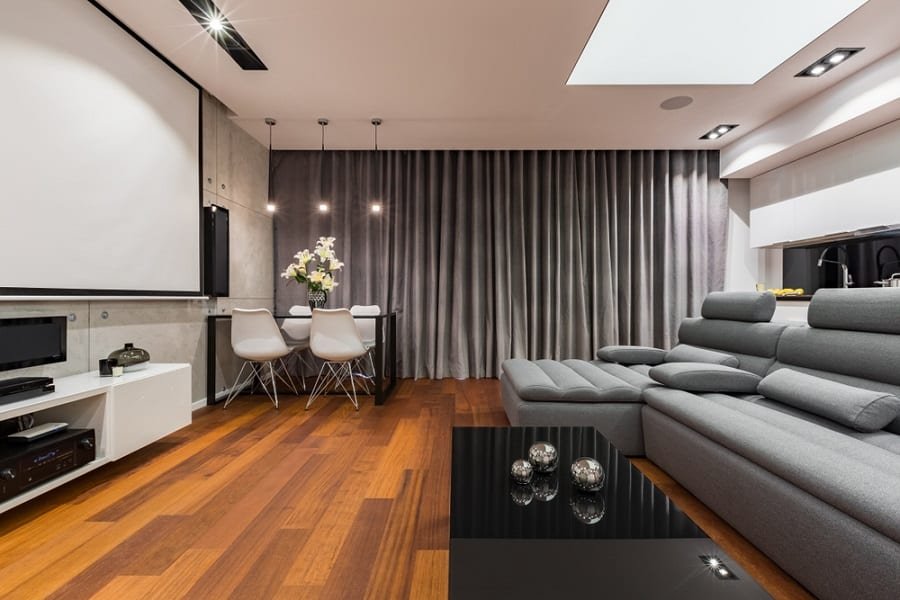 Modern soundproof curtains in Dubai bedroom – Fixit Home