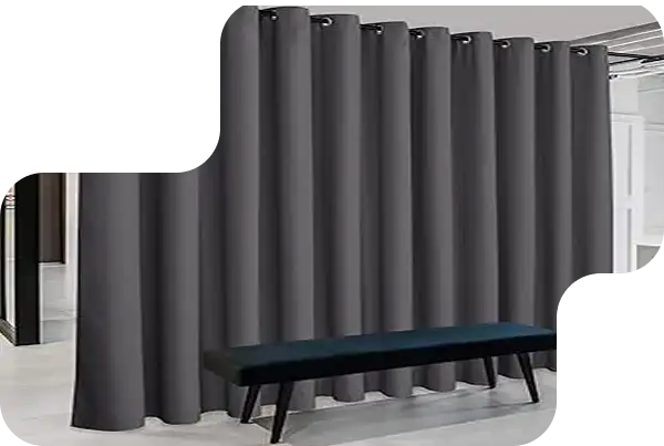 Fixit Home soundproof curtains for Dubai office space