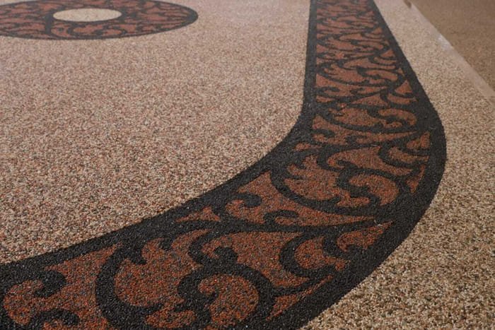 Decorative stone carpet pattern for Dubai home decor