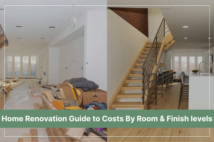 Home Renovation Guide to Costs By Room & Finish levels