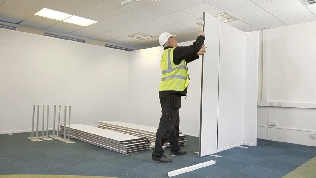 Temporary Partition Wall