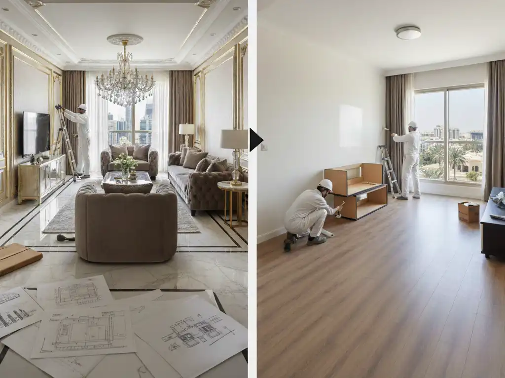 1-Bedroom Apartment Renovation Costs in Dubai
