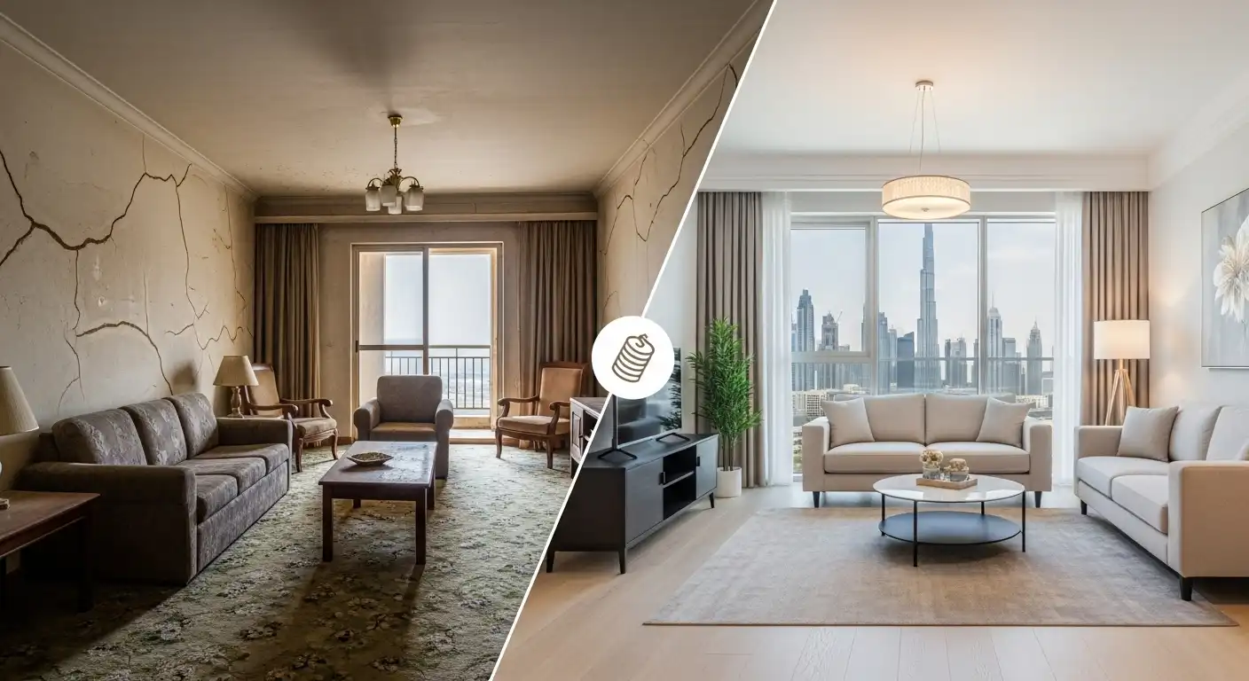 2-Bedroom Apartment Renovation Costs in Dubai