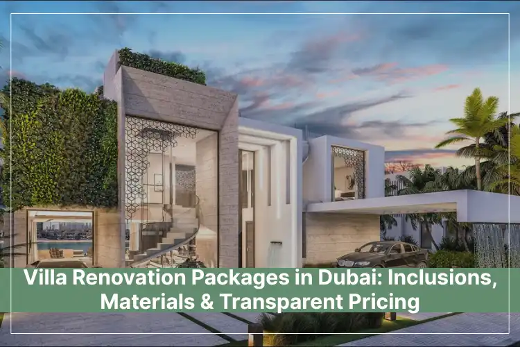 Villa Renovation Packages in Dubai: Inclusions, Materials & Transparent Pricing