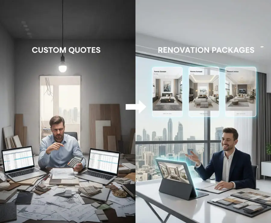 Why Are Apartment Renovation Packages A Better Option Than Custom Quotes?