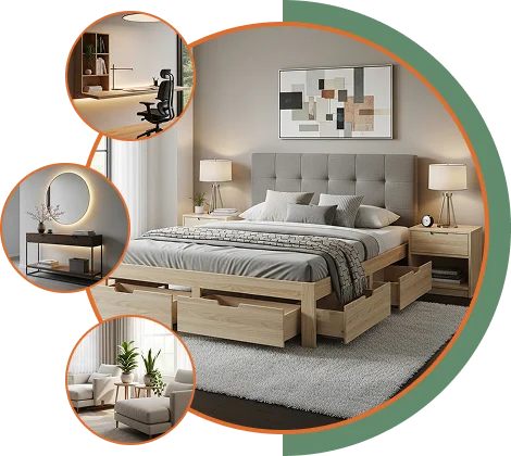 custom furniture for bedroom