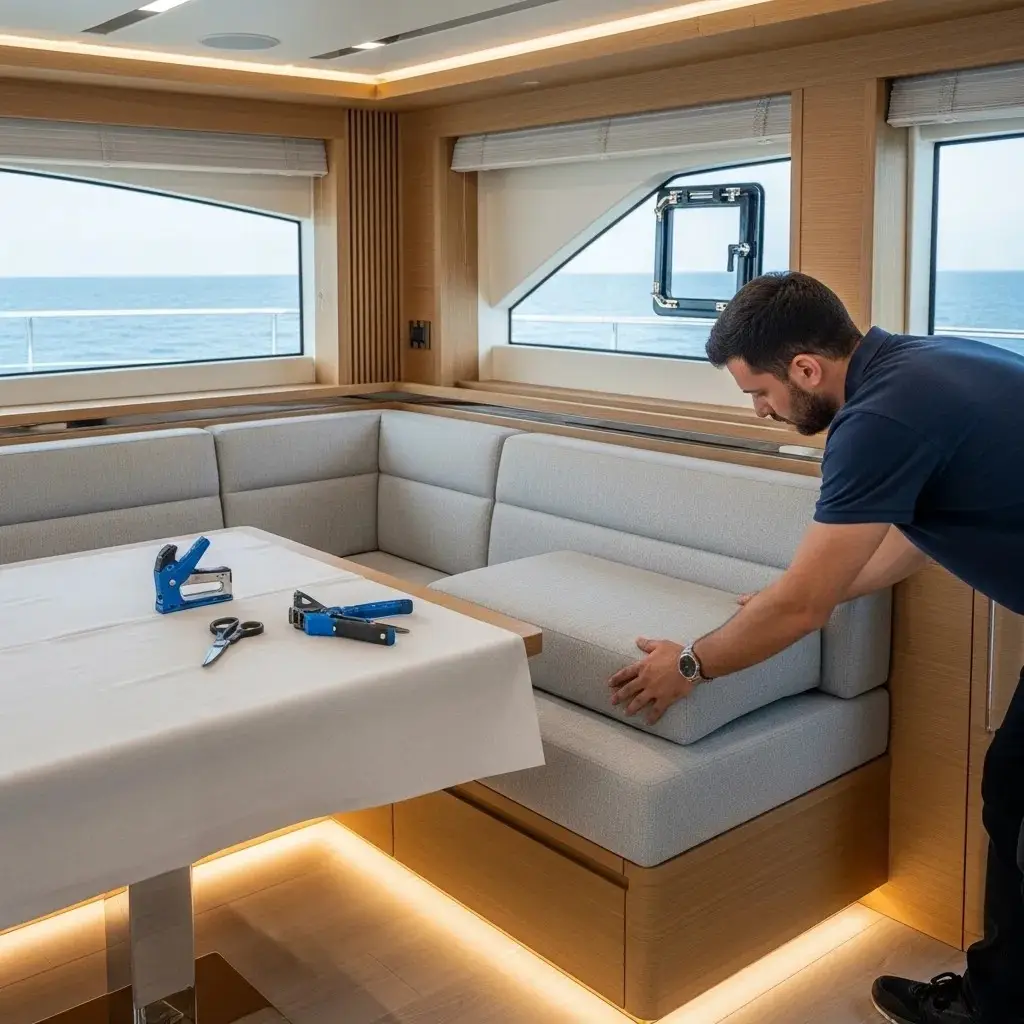 yacht upholstery dubai