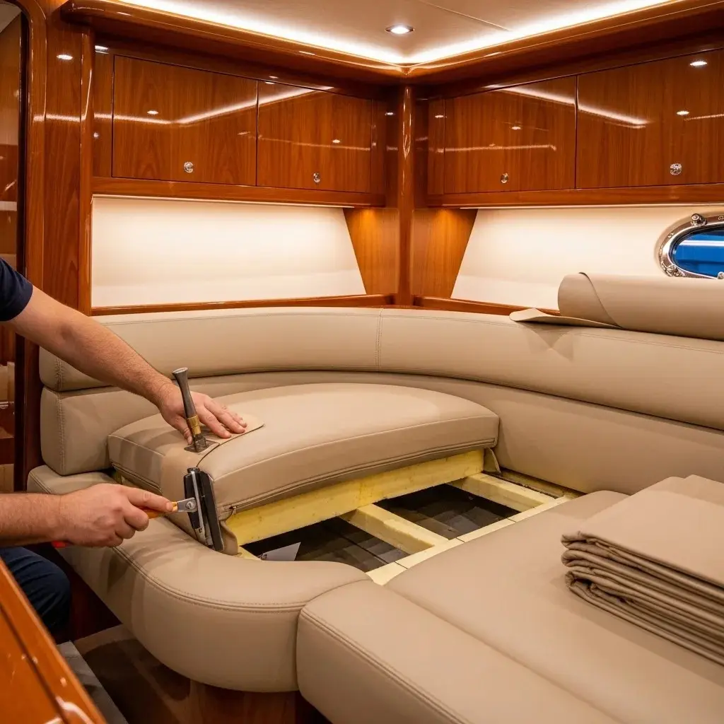 Boat interior Upholstery