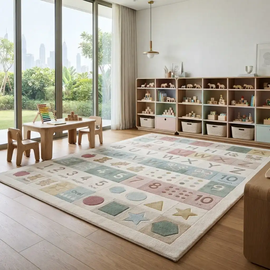 eduactional kids carpet
