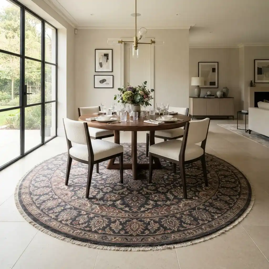 persian round rugs