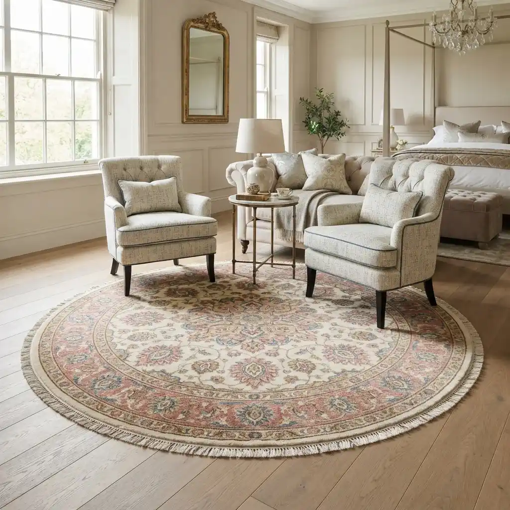 round turkish carpets