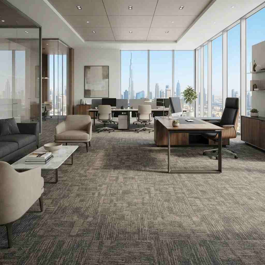 Nylon carpet tiles