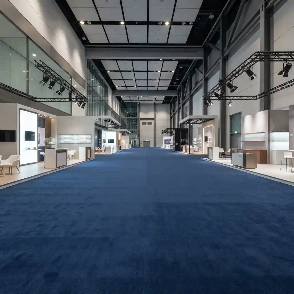 wall to wall carpets for exhibition