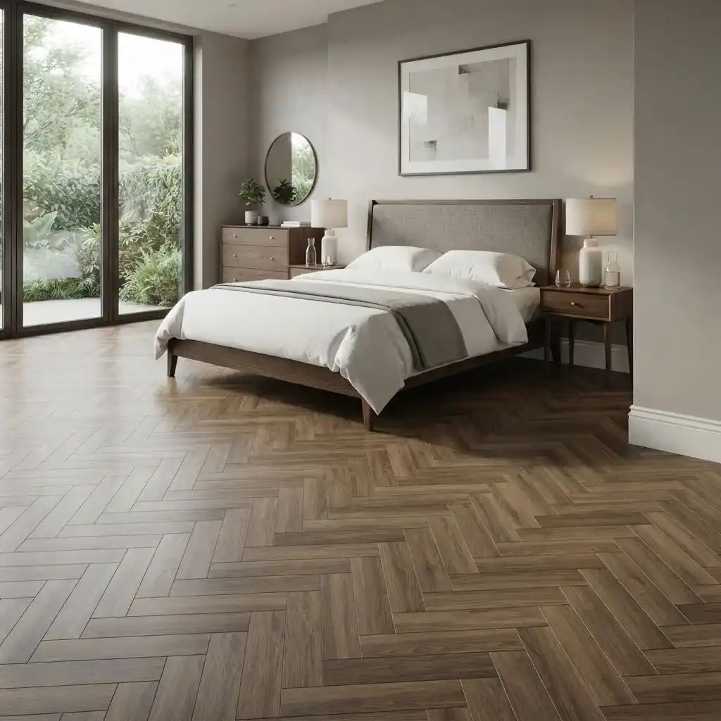 Herringbone flooring